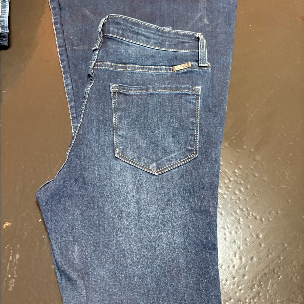 KanCan Women's Flare & Wide Leg Jeans - Dark Blue